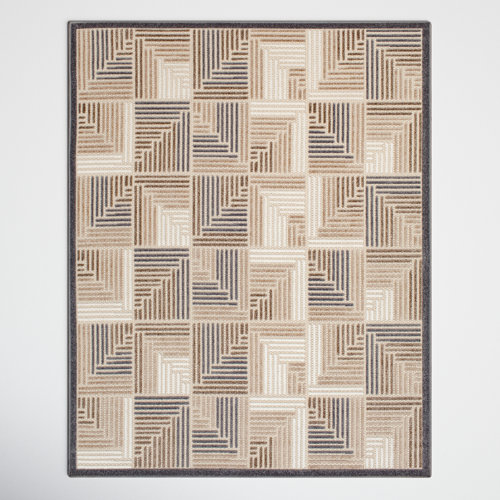 Kiwa Cream/Light Brown Indoor/Outdoor Rug Joss & Main